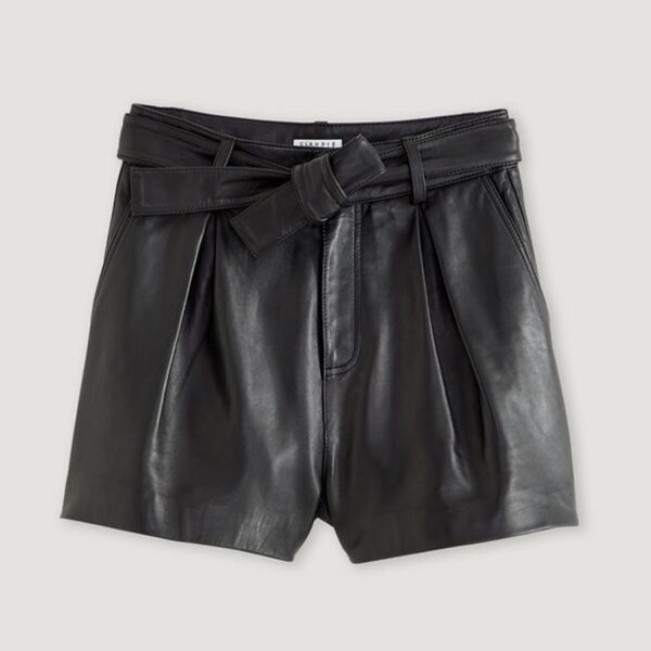 Short en cuir