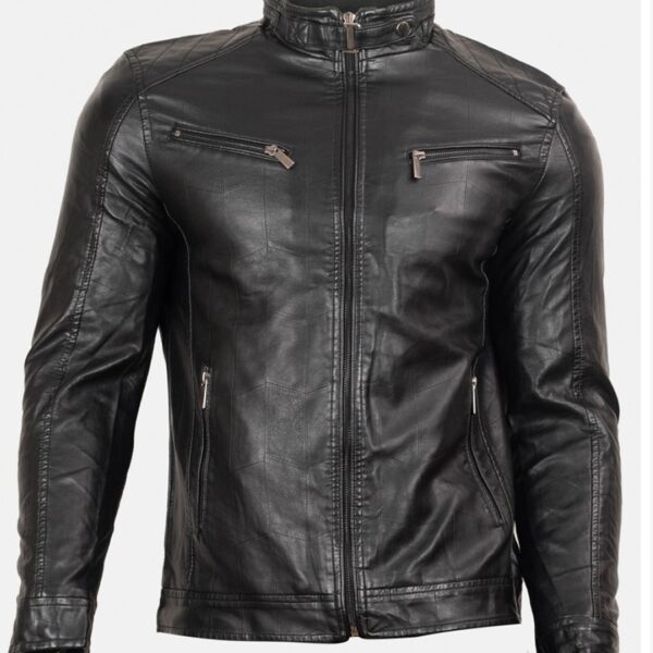 Veste en simili cuir